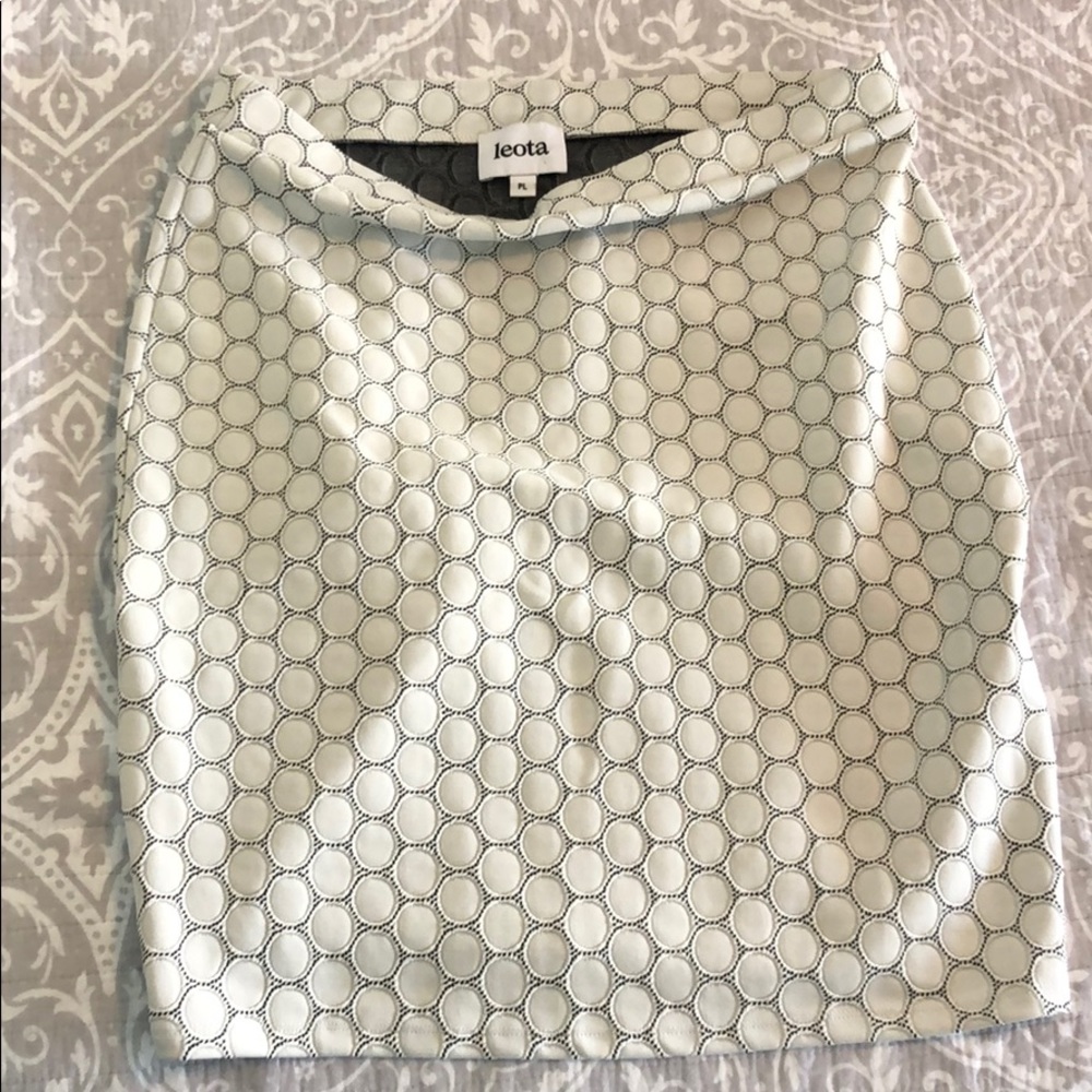 Leota Jacquard pencil skirt Petite Large